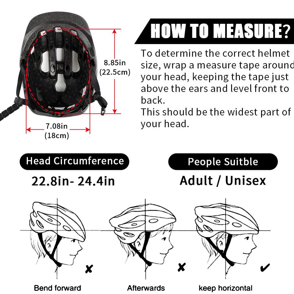 Ultralight Adjustable Bicycle Helmet for Electric Bike, MTB, Mountain & Road Cycling - Safety Certified for Men & Women | Perfect for Commuting, Sports & Outdoor Adventures
