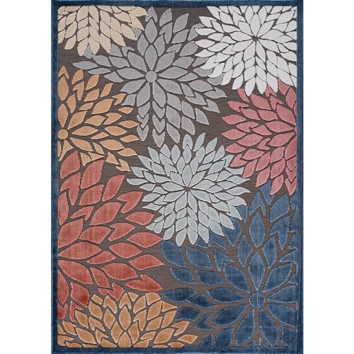 Floral - Brown