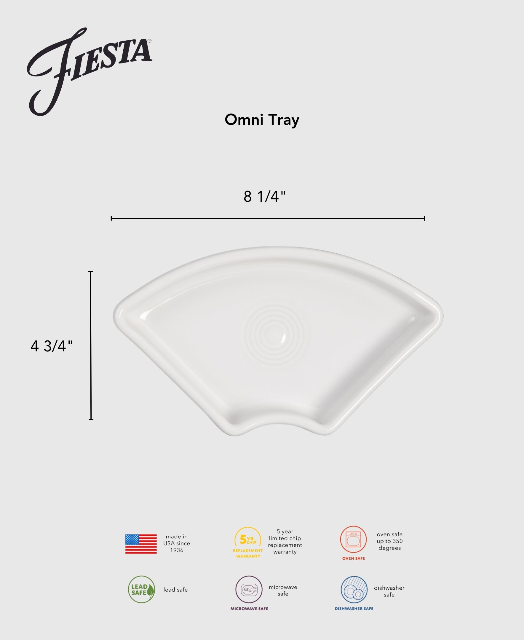 White 5-Piece Entertaining Set - 8.2 Inch Elegant Dinnerware for Parties, Weddings & Special Occasions
