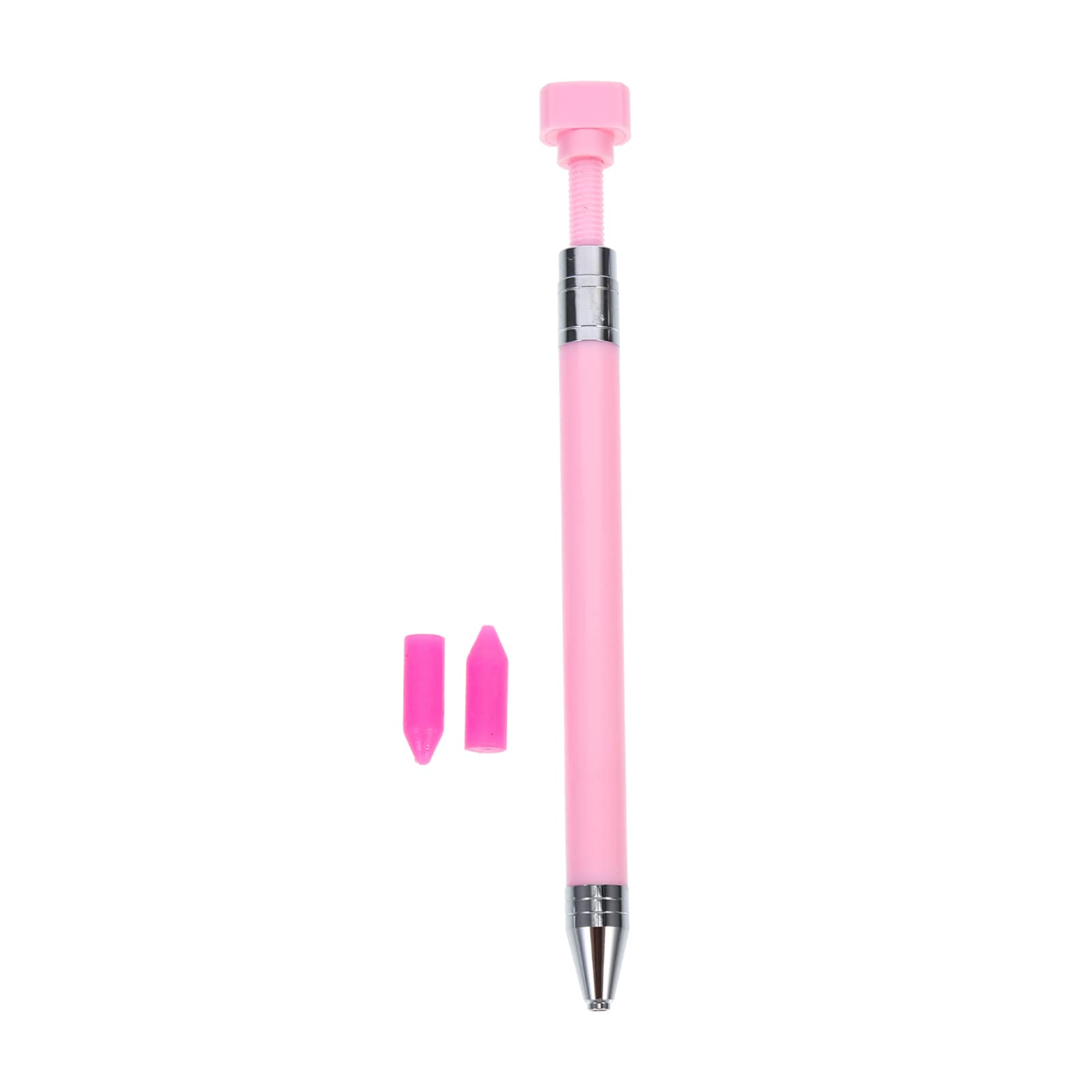 FOMIYES Rotatable Nail Art Drill Pen with Diamond Tips - Professional DIY Nail Art Tool Kit for Diamond Dotting, Drawing & Nail Design - Perfect for Home Manicures, Salon Use & Creative Nail Art Projects