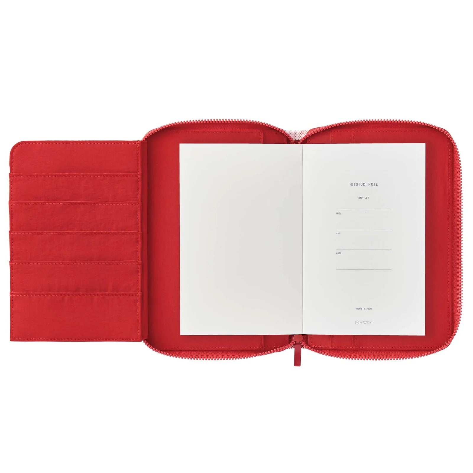 HITOTOKI NOTE Zipper Cover Comic Size Notebook - Premium Quality by KING JIM - Perfect for Manga Artists, Sketching & Journaling