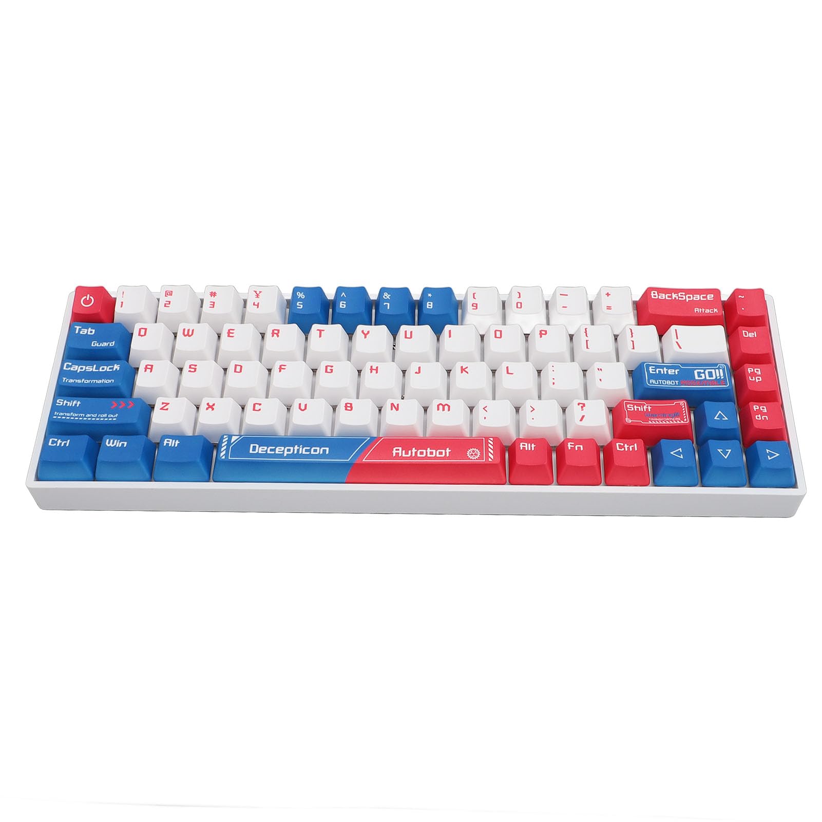 Elprico 60% Mechanical Gaming Keyboard with Red Switch - 68 Key RGB Backlit, Wireless 2.4G & Bluetooth 3-Mode for PC - Perfect for Esports, Office Work & Compact Gaming Setup