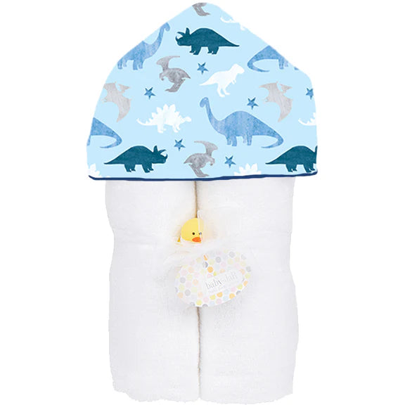 Dino Mite Baby Hooded Towel - Soft & Absorbent Infant Bath Towel with Cute Dinosaur Design for Newborns & Toddlers - Perfect for Bath Time, Swimming & Beach Outings