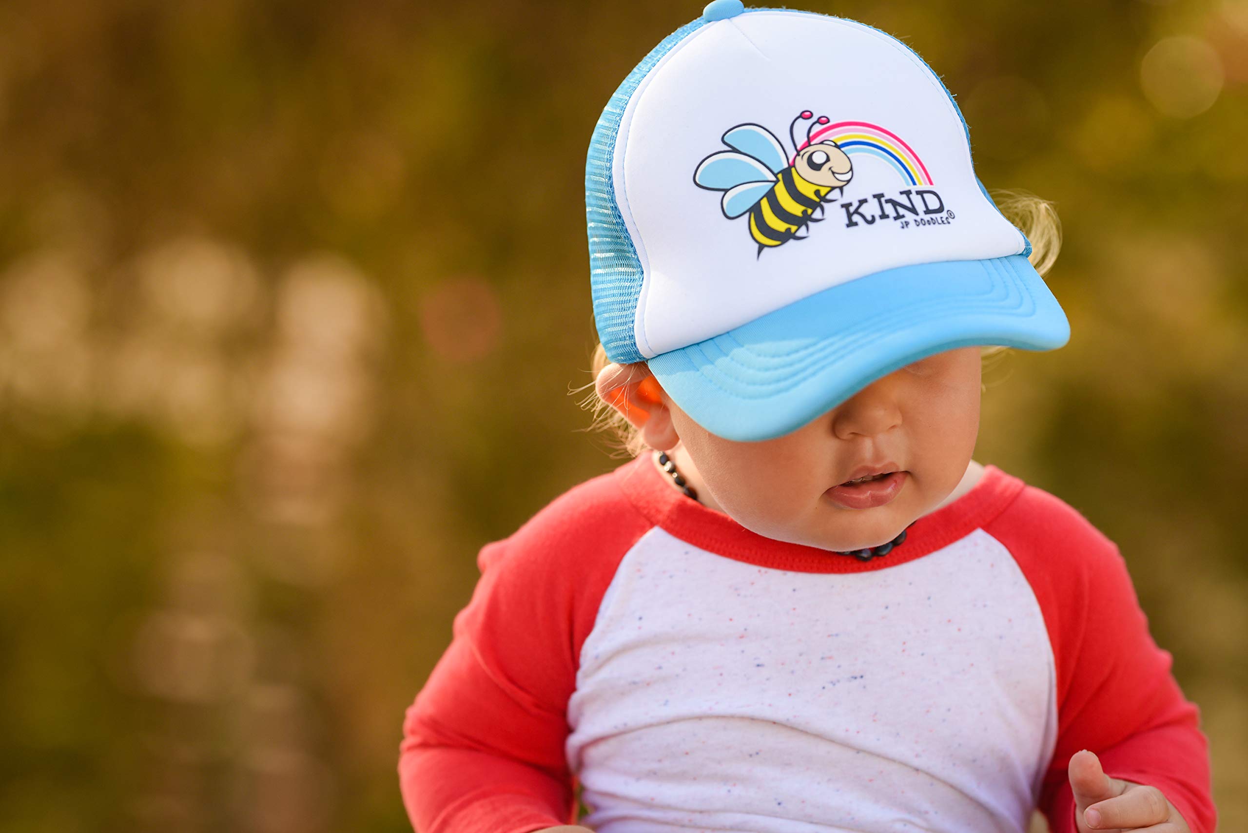 Toddler Baseball Hat for Boys & Girls - Adjustable Baby Snapback Hats - Infant Summer Sun Protection Cap - Cute Kids Trucker Style Hat | Perfect for Outdoor Play, Beach Trips & Summer Activities