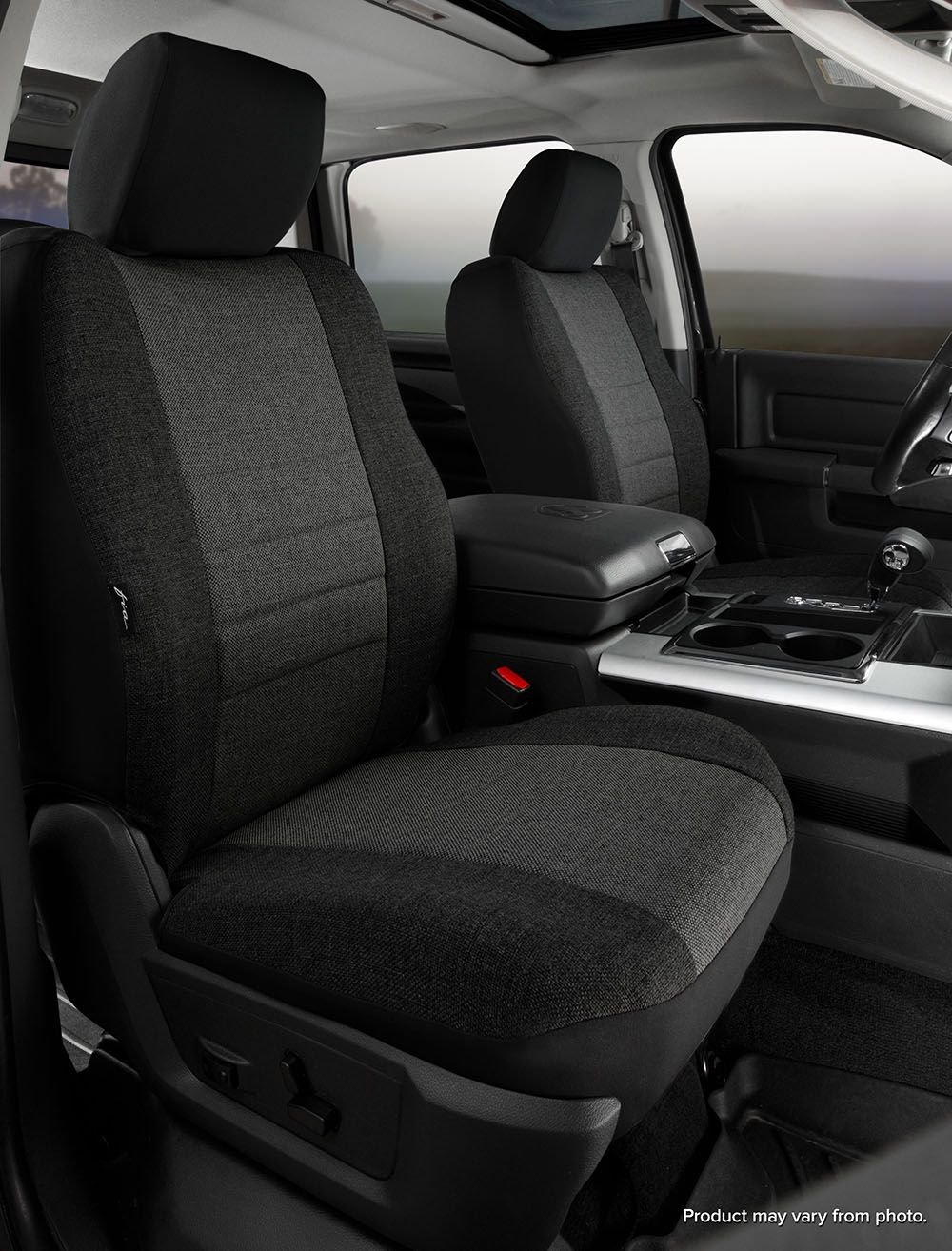 Universal Fit Car Bucket Seat Cover - FIA OE33-2 CHARC (Charcoal) | Waterproof & Non-Slip Protection for Cars, Trucks & SUVs | Perfect for Daily Commute, Road Trips & Pet Owners