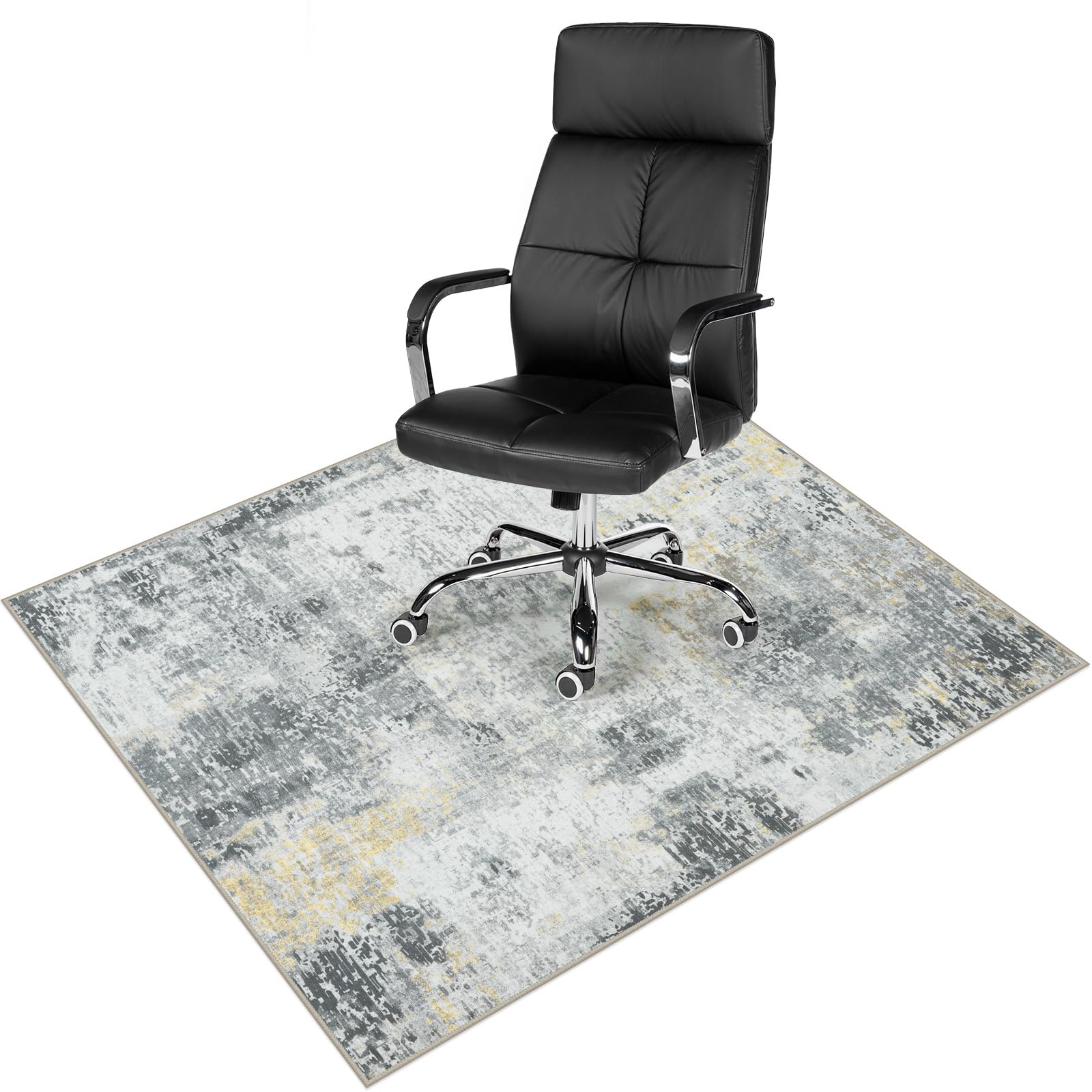 Anidaroel Ombre Desk Chair Mat for Hardwood Floors & Tile - 48