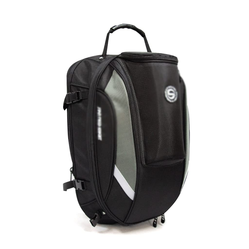 NSNT Waterproof Motorcycle Rear Seat Bag - Large Capacity Riding Backpack for Racing & Travel | Durable Tail Bag & Helmet Storage | Perfect for Commuting, Road Trips & Adventure Riding
