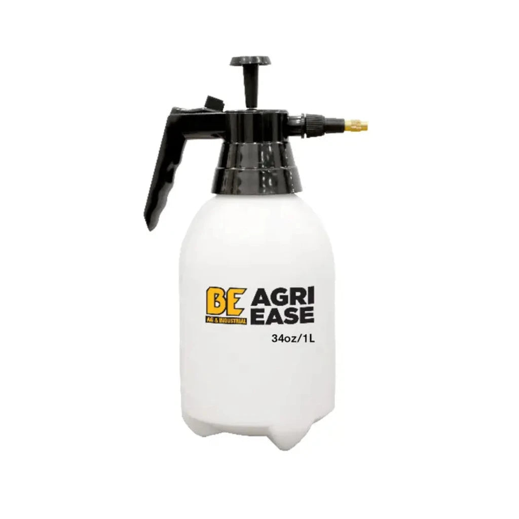 1L (33fl oz) Handheld Pump Sprayer - Portable Garden Spray Bottle for Plants, Cleaning & Disinfecting | Indoor & Outdoor Use for Home, Lawn, and Car Washing