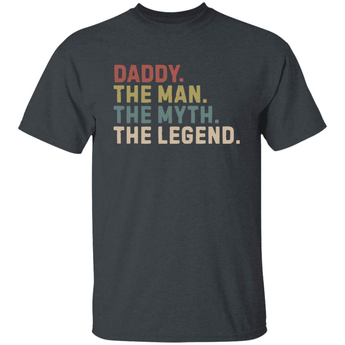 BitTeeClo Daddy The Man The Myth The Legend Funny Graphic T-Shirt for Men - Cool Casual Wear for Parties, Gifts & Everyday Outfits