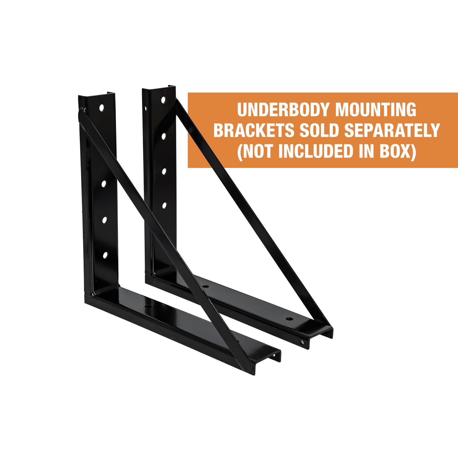 Heavy Duty Black Steel Underbody Truck Tool Box 15