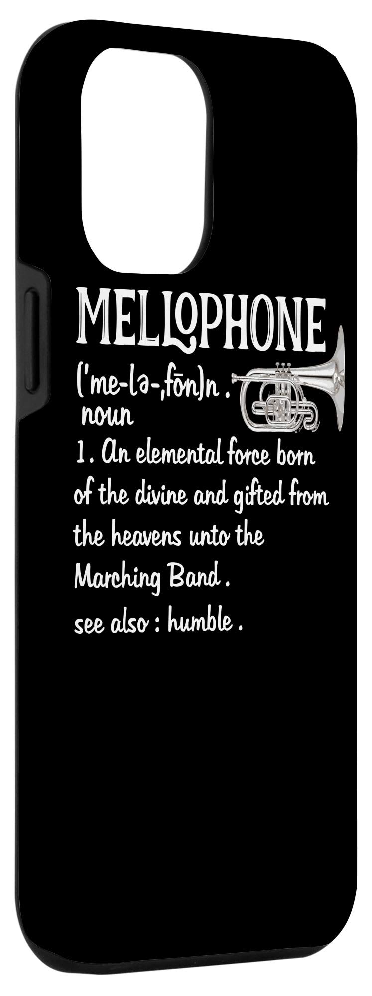 iPhone 12 Pro Max Case for Mellophone Players - Durable Marching Band Phone Cover with Secure Grip - Perfect Gift for Musicians & Band Members - Ideal for Performances, Rehearsals & Football Games