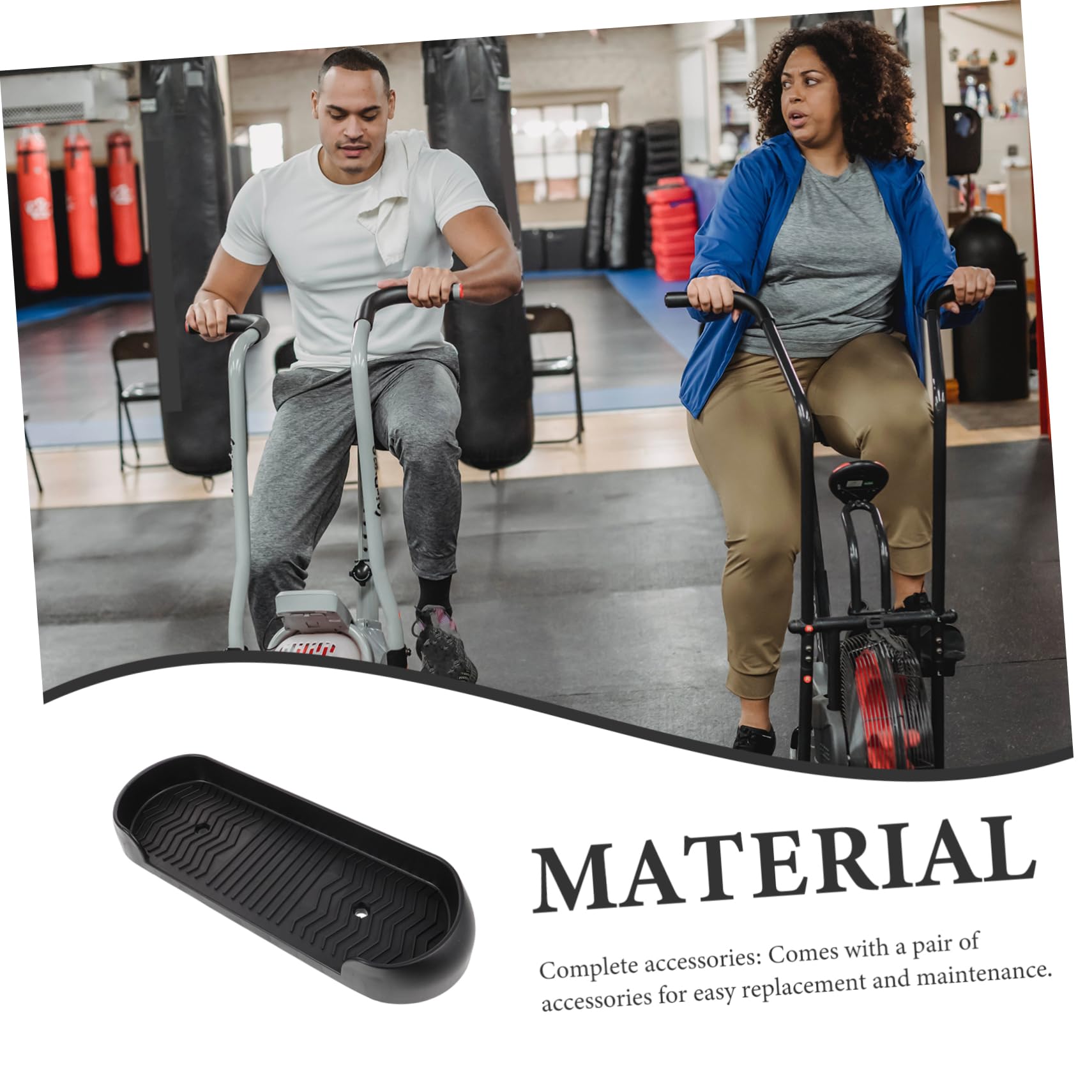 POPETPOP 1 Pair Foot Exercise Machine - Fitness Rowing Machine Pedals for Home Gym & Physical Therapy - Perfect for Cardio Workouts, Leg Strength Training & Rehabilitation Exercises