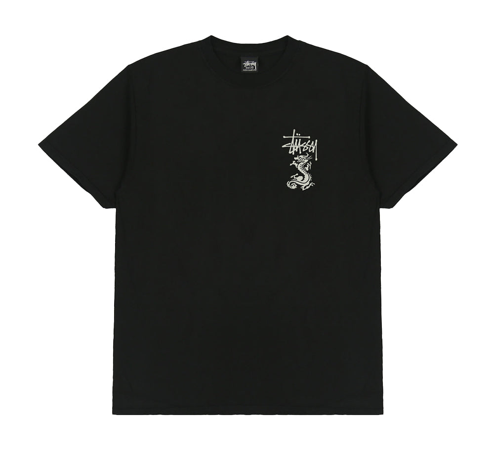 Premium Double Dragon Pigment Dyed T-Shirt for Men - Soft Vintage Washed Cotton Tee - Streetwear & Casual Style - Perfect for Everyday Wear, Gym, and Urban Fashion