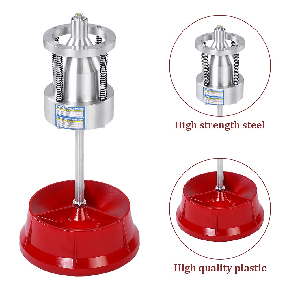 Professional Portable Bubble Wheel Balancer - Heavy Duty Tire Rim Balancing Machine for Cars & Trucks | Perfect for Auto Shops, DIY Mechanics & Mobile Tire Services