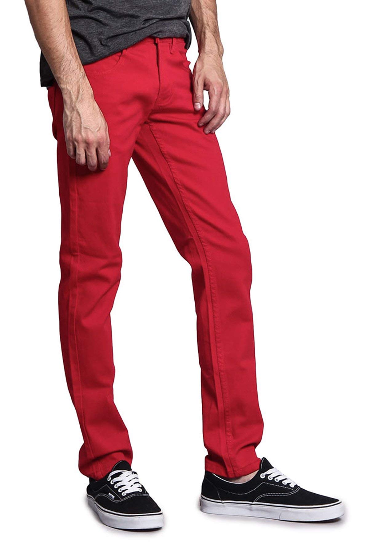 Stylish Men's Slim Fit Colored Jeans - Trendy Casual & Dress Pants for Everyday Wear | Perfect for Office, Dating & Weekend Outfits