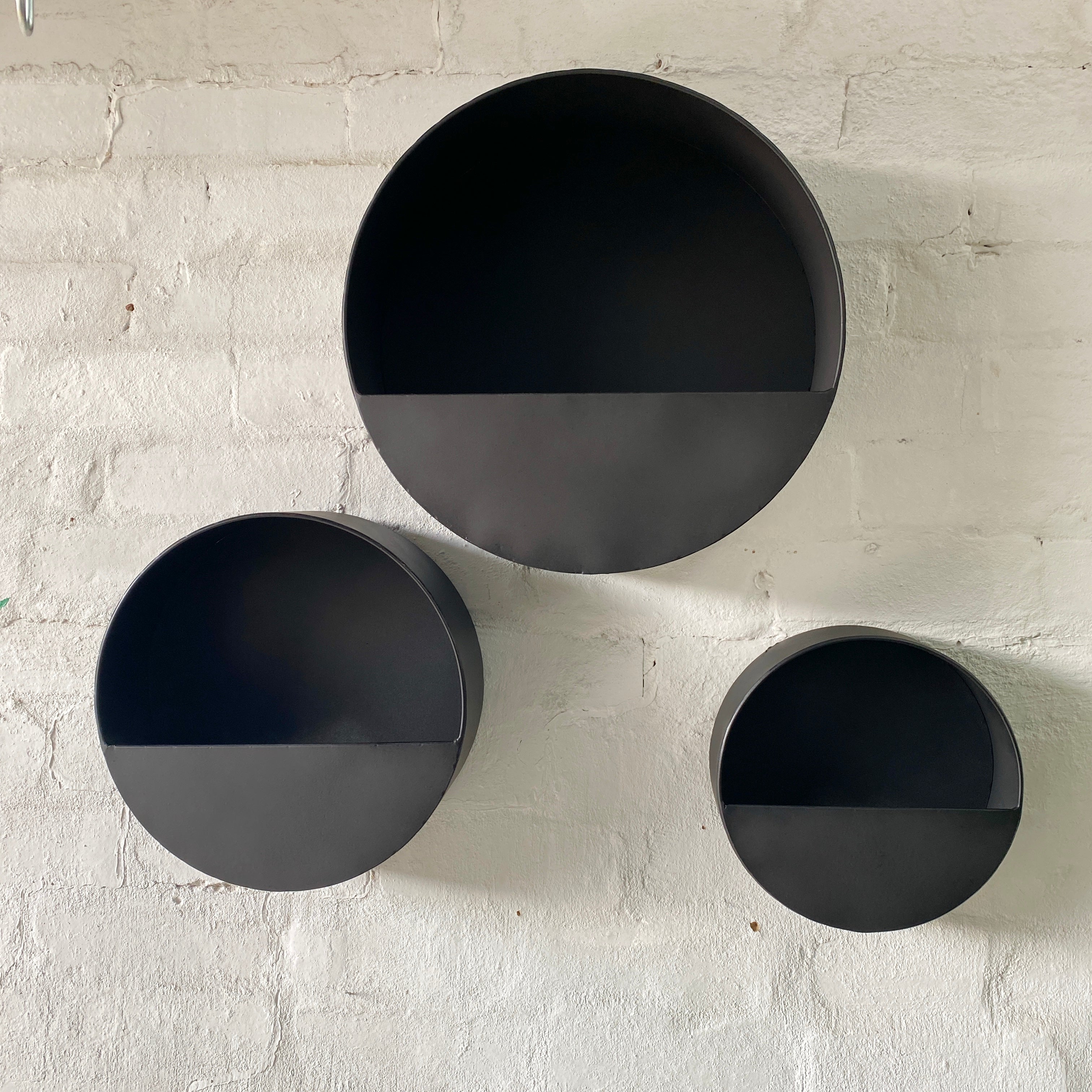Full Moon Wall Planters for Indoor Plants - Modern Hanging Wall Decor for Home, Office, or Garden - Perfect for Succulents, Herbs & Small Flowers