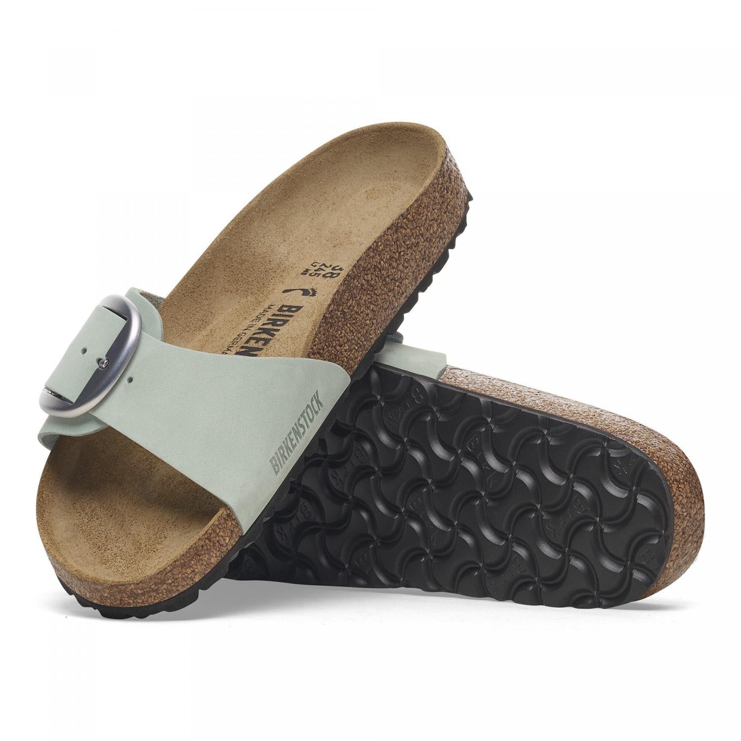 Madrid Big Buckle Sandals for Women - Comfortable Summer Slide Sandals with Adjustable Buckle | Perfect for Beach, Vacation & Casual Outfits