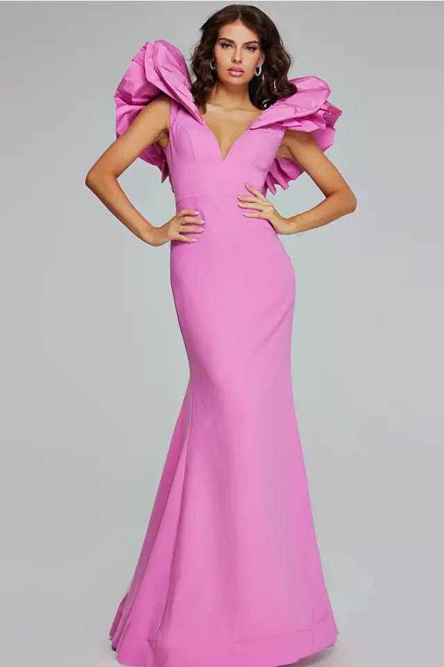 Jovani 40663 Women's Elegant Evening Dress for Prom, Party & Special Occasions - Formal Gown with Beading & Lace Details