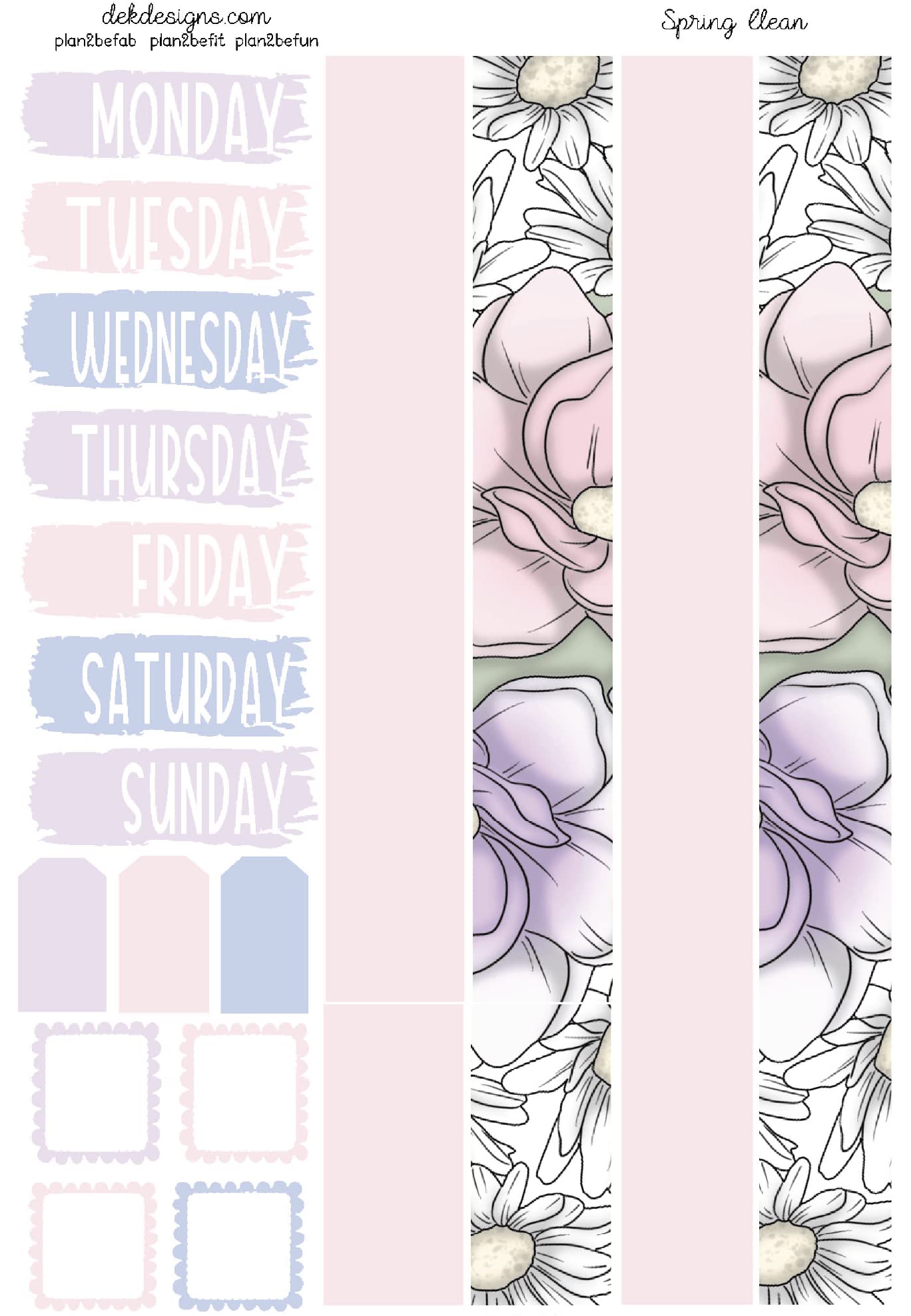 Spring Cleaning Life Planner Sticker Kit - 150+ Premium Matte Stickers for Organizing, Journaling & DIY Projects - Perfect for Bullet Journals, Planners & Scrapbooking