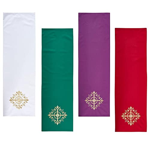 Christian Holy Trinity Overlay Set of 4 - Religious Jewelry for Baptism, Confirmation & Faith Gifts | Perfect for Church Events & Spiritual Occasions