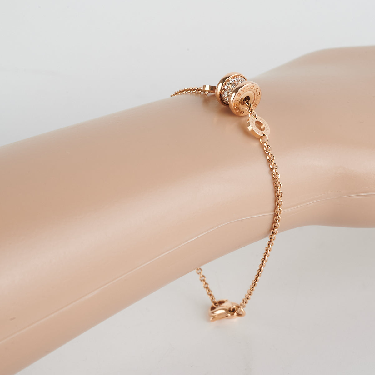 Bvlgari B.Zero1 Diamond Rose Gold Bracelet for Women - Luxury Italian Jewelry Gift for Anniversary, Valentine's Day & Special Occasions