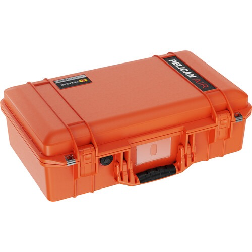 Pelican 1525AirWF Waterproof Hard Carry Case with Foam Insert & Liner - Orange | Shockproof Protection for Cameras, Drones & Electronics | Perfect for Travel, Outdoor Adventures & Professional Use