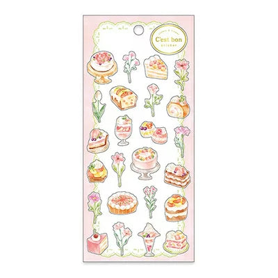C'est Bon Light Pink Sticker - Decorative Vinyl Stickers for Scrapbooking, Journals, Laptops & DIY Crafts - Waterproof & Durable Adhesive