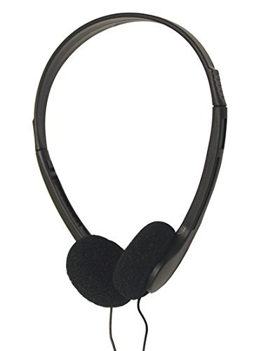 TFD Supplies Wholesale Bulk 50 Pack Deluxe Stereo Headphones - High Quality Audio Headphones for School, Office, Travel & Music Listening