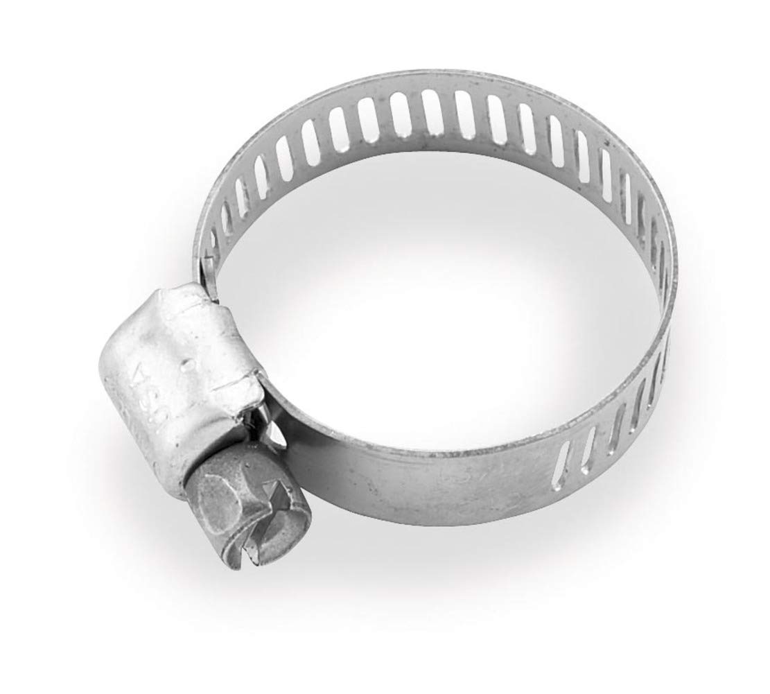 Helix Racing Hose Clamps 10-27mm 10-Piece Stainless Steel Clamp Set for Automotive, Marine & Industrial Applications - High Pressure Fuel, Coolant & Oil Line Connections