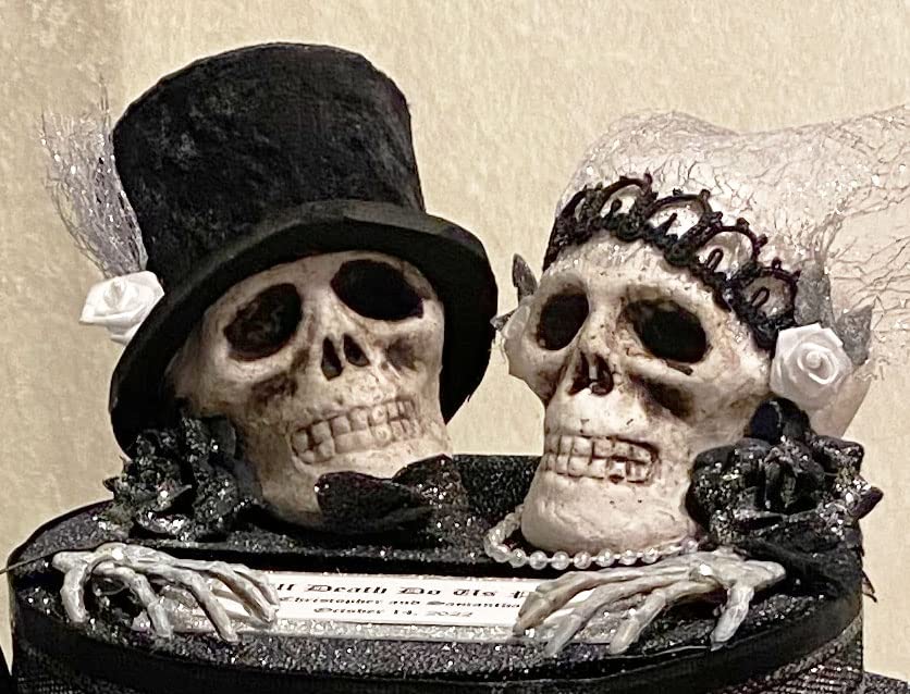 Halloween Wedding Decorations Set - Spooky Invitations, Card Box & Party Decor for Gothic Themed Weddings & Halloween Bridal Showers