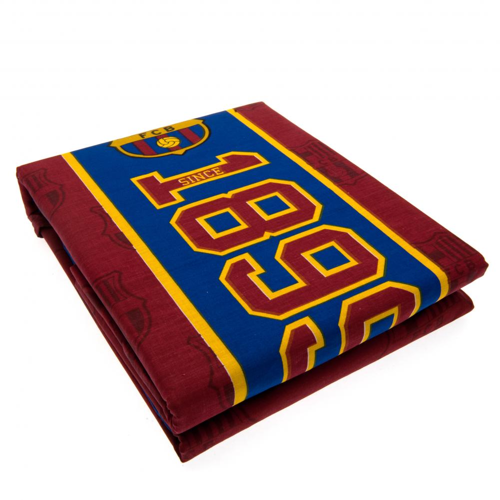 Barcelona Double Duvet Set - Queen Size Luxury Bedding - 100% Cotton Soft Comforter Cover - Perfect for Master Bedroom & Guest Room Decor