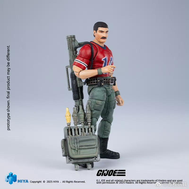 Pre Order 1/18 Scale HIYA 4-Inch G.I.Joe Bazooka Action Figure - Highly Detailed Collectible Military Toy for Display & Play - Perfect for Collectors and G.I.Joe Fans