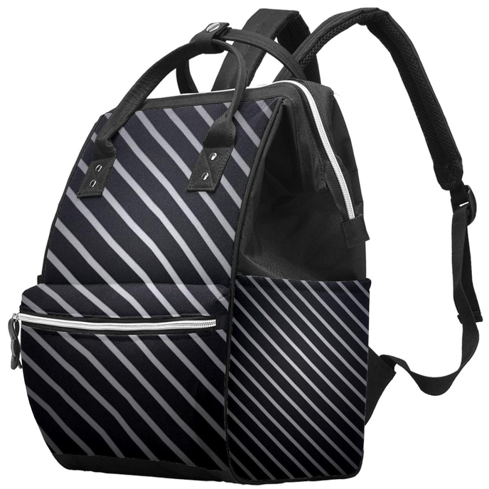 Waterproof Diaper Bag Backpack for Women & Men - Large Capacity Baby Nappy Bag with Insulated Bottle Pockets - Perfect for Travel, Daycare & Family Outings
