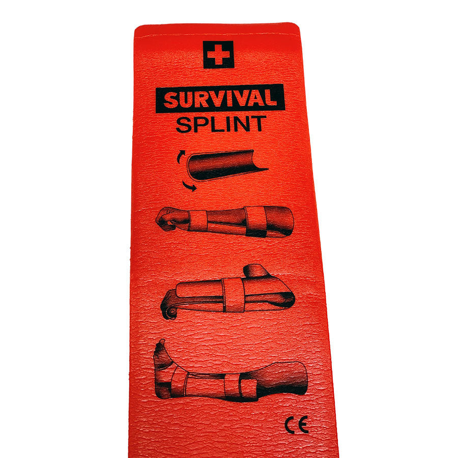 Emergency Survival Splint - Lightweight & Portable First Aid Splint for Outdoor Adventures, Hiking, Camping & Emergency Preparedness