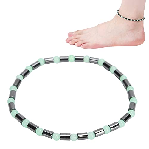 Magnetic Ankle Bracelet for Joint Pain Relief - Slimming Magnet Therapy Anklet for Women & Men - Stylish Adjustable Ankle Chain Gift for Arthritis, Foot Pain & Wellness (Ideal for Yoga, Workouts & Daily Wear)