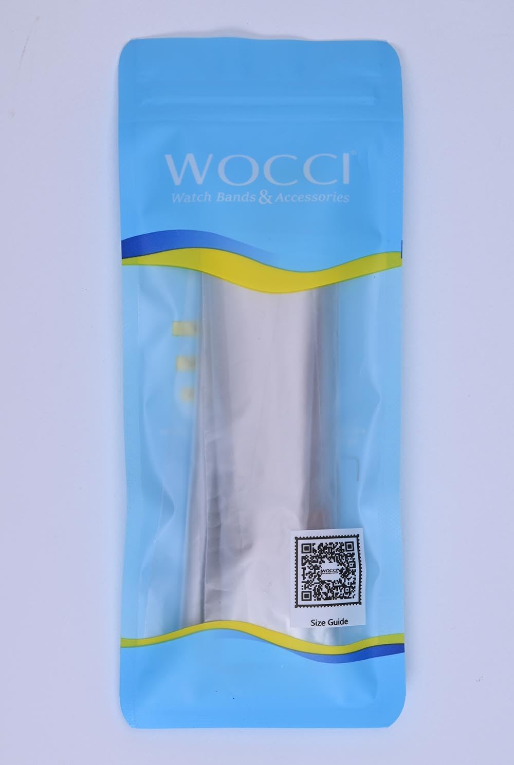 WOCCI 20mm Rally Watch Band - Premium FKM Rubber Strap with Quick Release & Silver Brushed Buckle - Durable Black Watch Strap for Men - Perfect for Racing, Sports & Outdoor Adventures