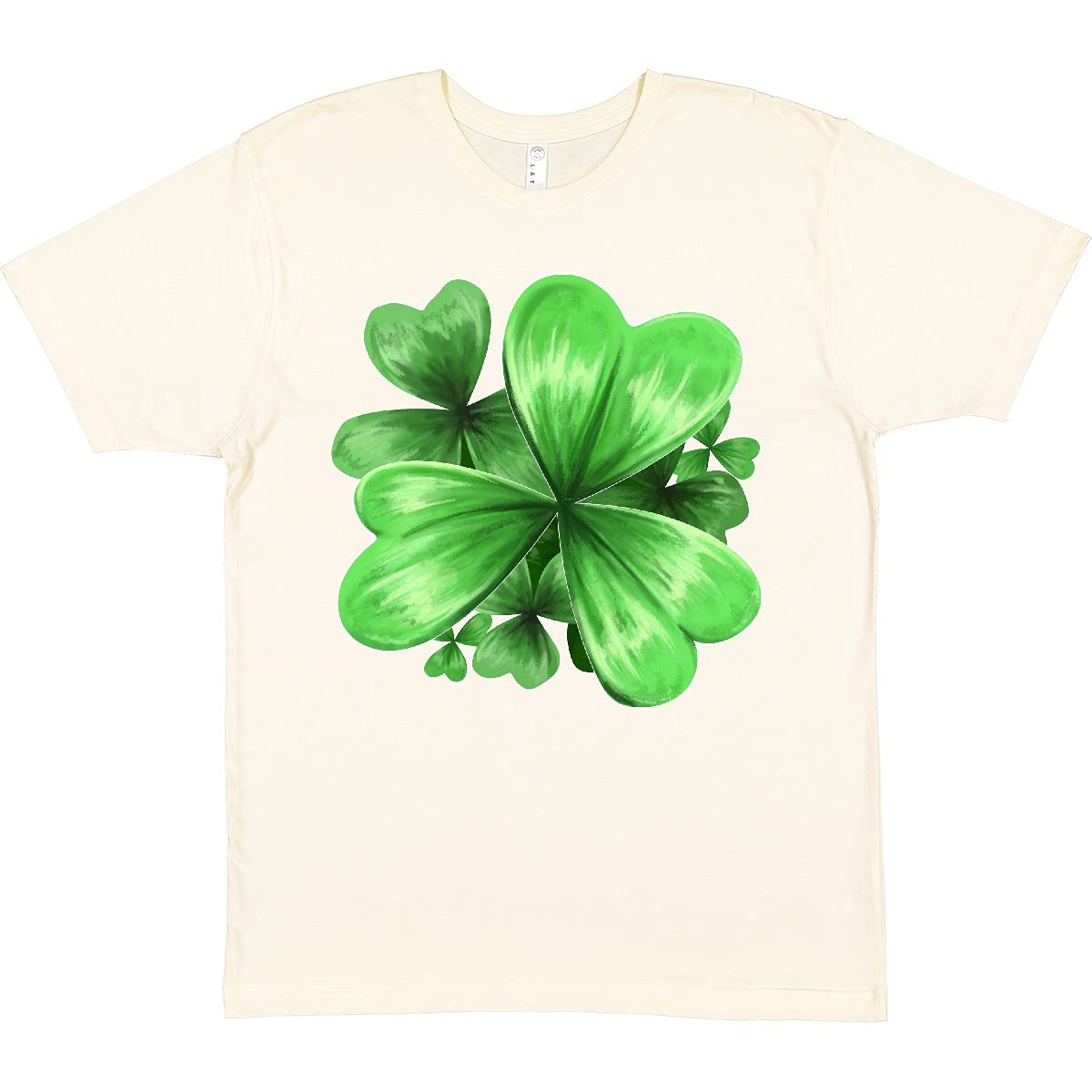 Inktastic Painted Clover Patch Shamrock St. Patrick's Day T-Shirt - Fun Irish Pride Apparel for March Celebrations & Casual Wear