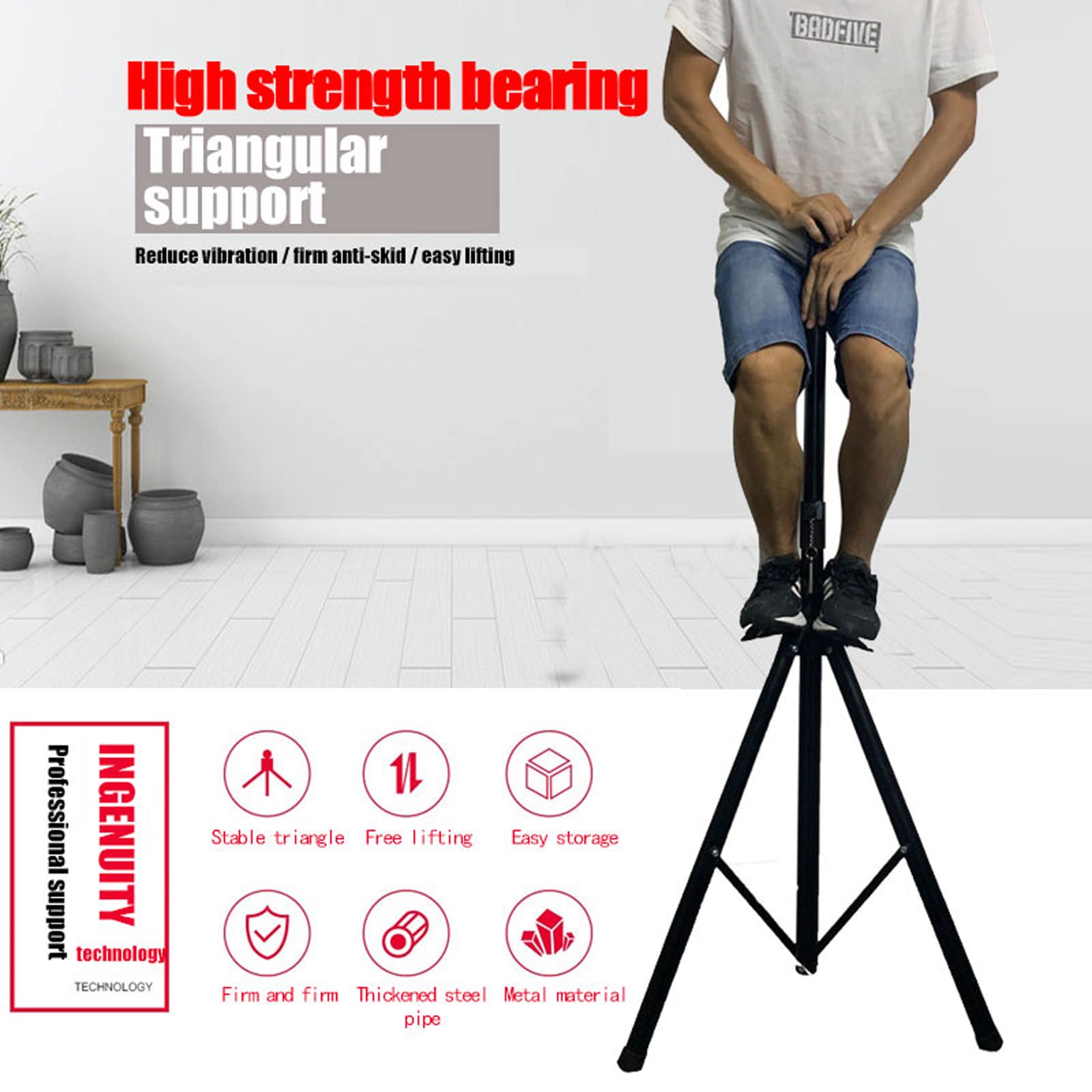 3D Hologram Fan Stand with Adjustable Height (39.4-69 Inch) - Heavy Duty 150lbs Capacity Base for Holographic Displays - Perfect for Retail Stores, Trade Shows & Event Marketing