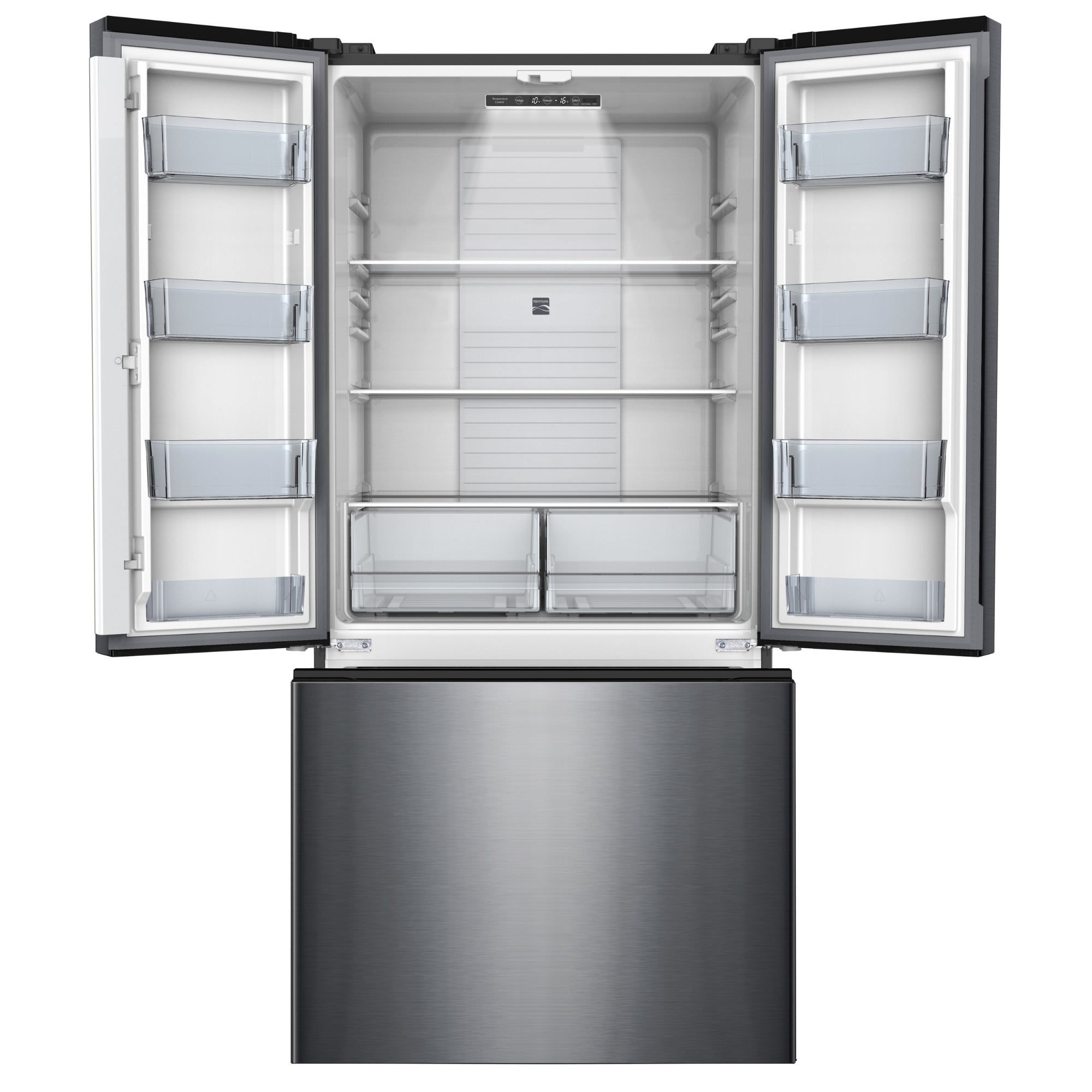 Kenmore 32.3 Inch 18 Cu Ft Counter Depth French Door Refrigerator with Energy Star - Perfect for Modern Kitchens and Open Floor Plans