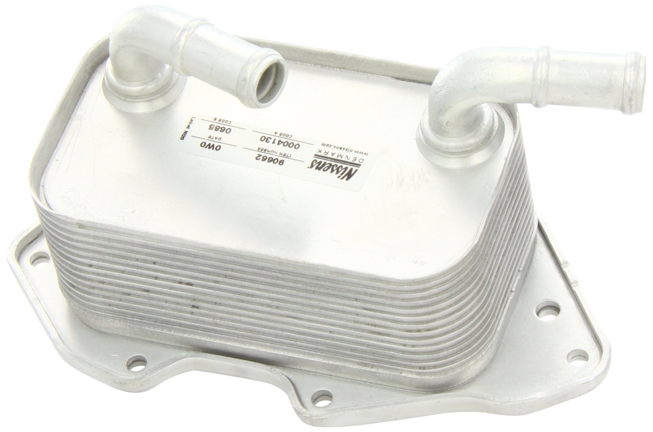 Nissens 90662 Engine Oil Cooler - High Performance Aluminum Cooler for Cars & Trucks - Perfect for Overheating Prevention & Engine Protection in Hot Climates & Heavy-Duty Use