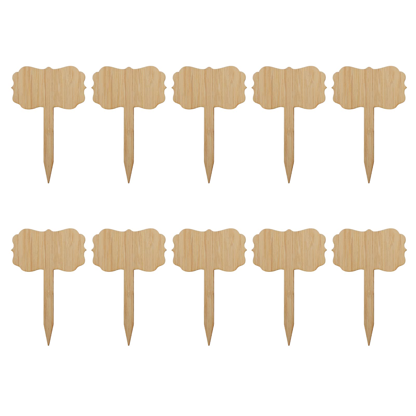 10pcs Bamboo Plant Labels - 1/8