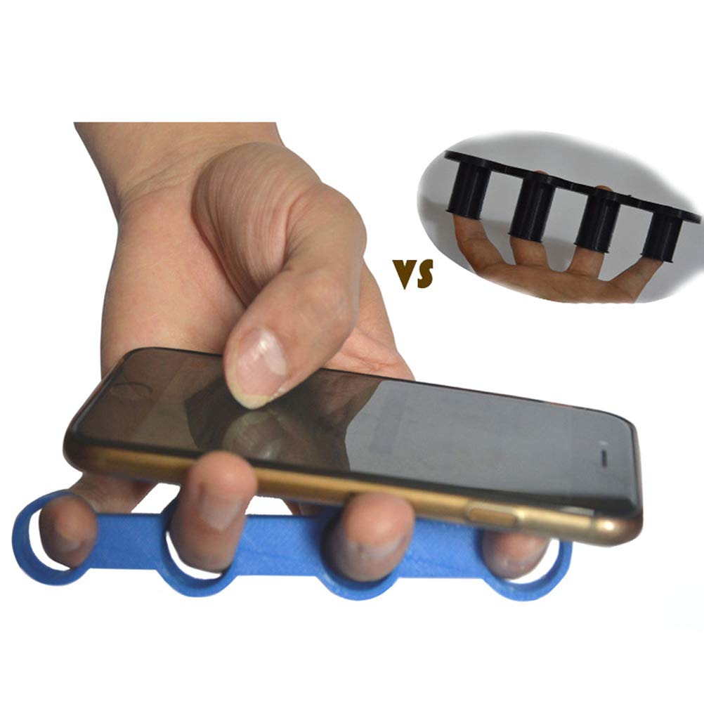 Hand Grip Strengthener & Finger Exercise Trainer - Adjustable Resistance Grip Strength Builder for Guitar Players, Musicians, Rock Climbers & Physical Therapy - Improve Finger Dexterity & Hand Endurance for Playing, Rehab & Workouts
