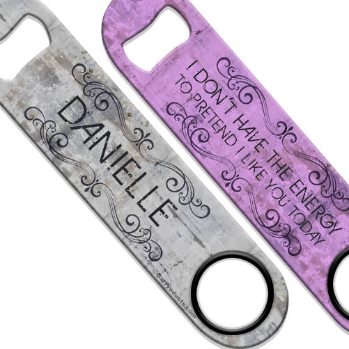 Personalized Speed Bottle Opener - Custom Name Engraved for Quick & Easy Opening - Perfect for Parties, Camping, BBQs & Gifts - 