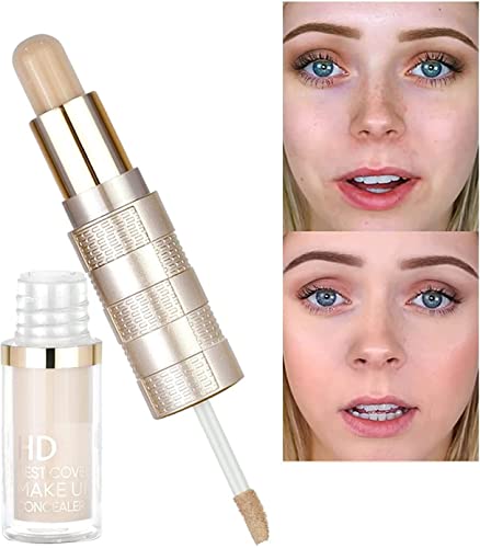 Wiffy HD Liquid Concealer & Contour Stick - Full Coverage, Long-Lasting Makeup for Dark Circles & Blemishes | Perfect for Everyday Wear & Professional Makeup Looks