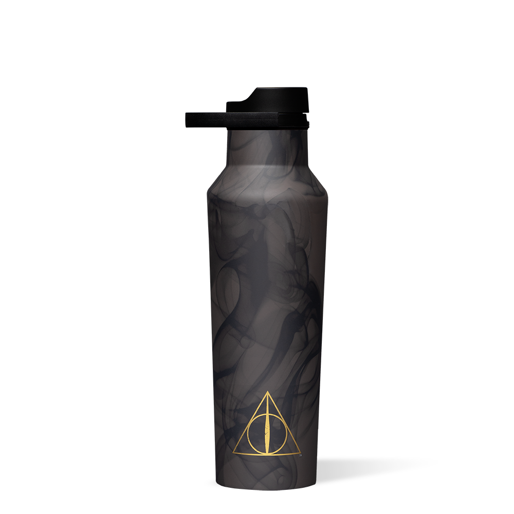 Harry Potter Stainless Steel Water Bottle - 20oz Insulated Sports Canteen for Hiking, Gym & School - Official Hogwarts House Themed Drinkware