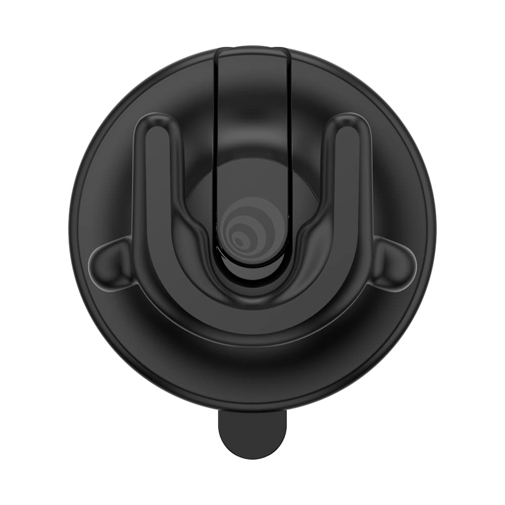 PopSockets Multi-Surface Suction Phone Mount - Universal Phone Stand & Holder for Car, Desk, Wall (Black) - Perfect for Driving, Working & Watching Videos