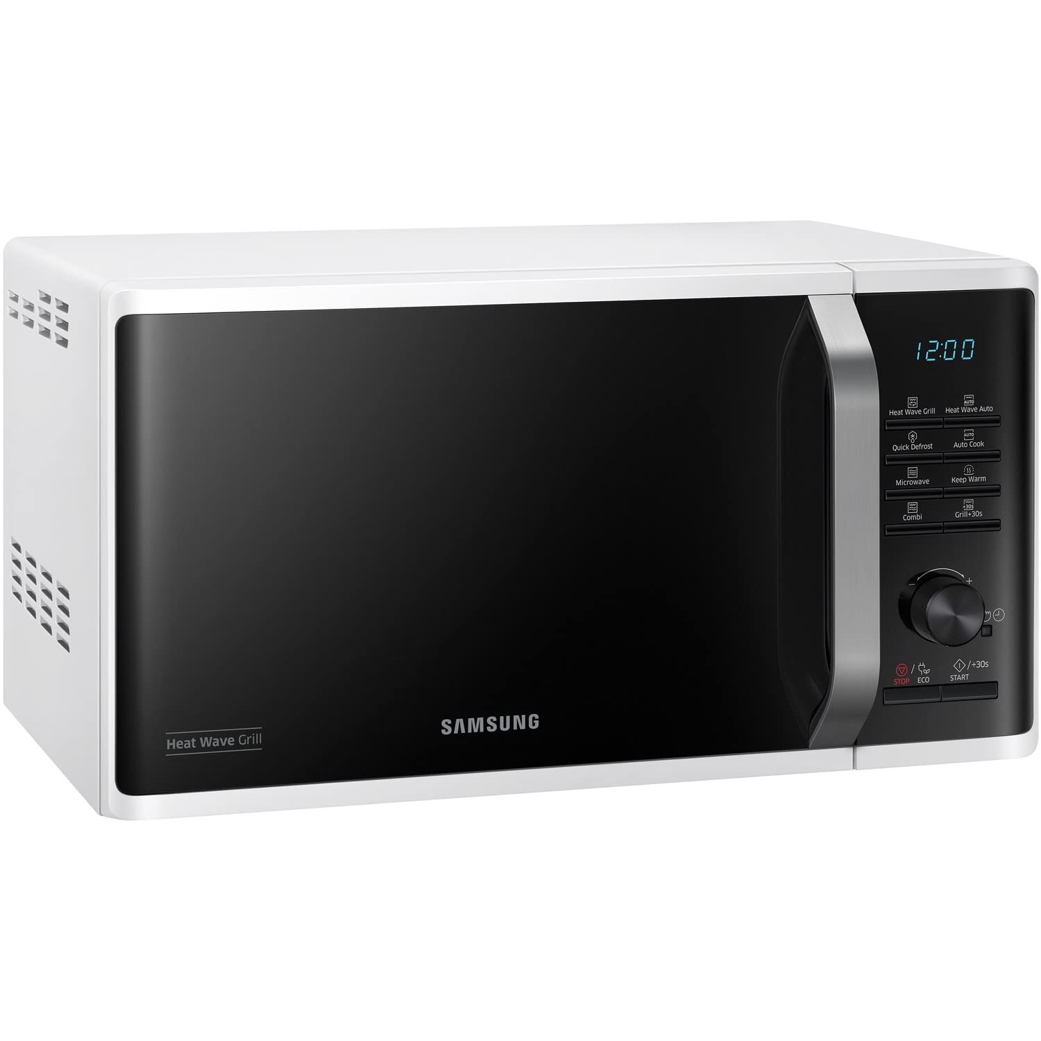 Samsung MG23K3575AW 800W 23L White Microwave Oven with Grill - Perfect for Small Kitchens, Dorms & Quick Meals