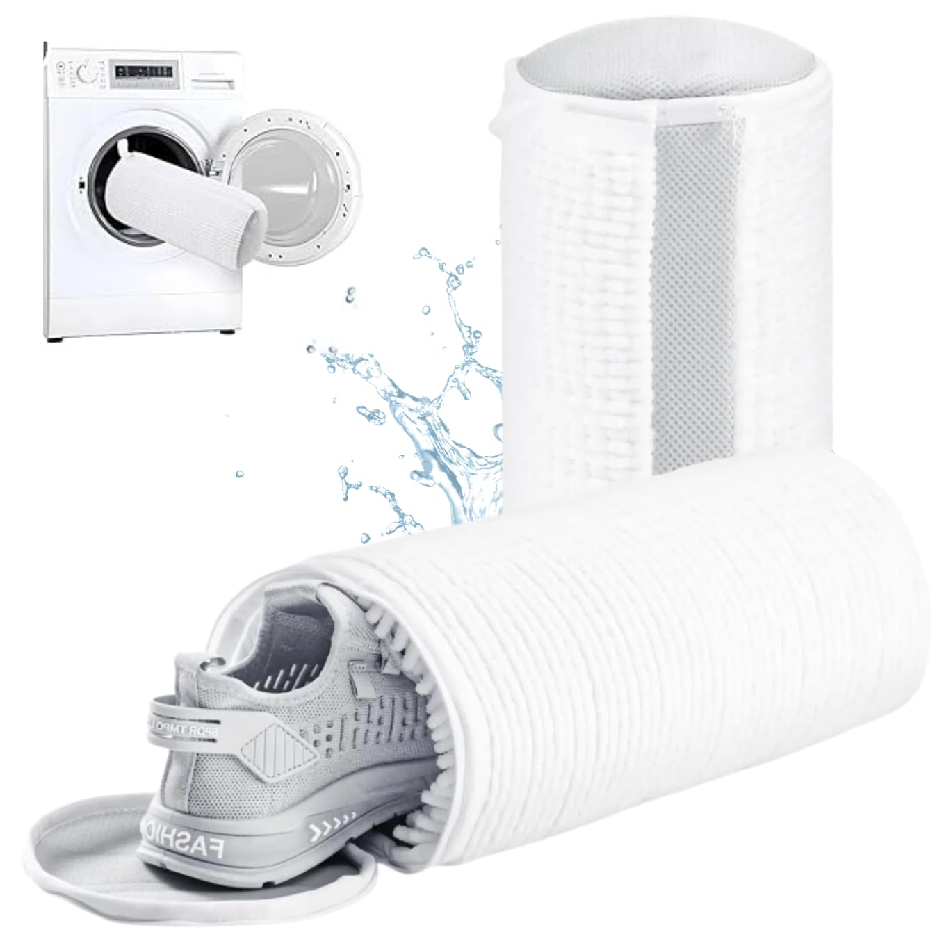 Reusable Mesh Shoe Washing Bag for Sports Shoes - Eliminate Odor & Protect Clothes in Washing Machine | Perfect for Sneakers, Running Shoes & Laundry Protection