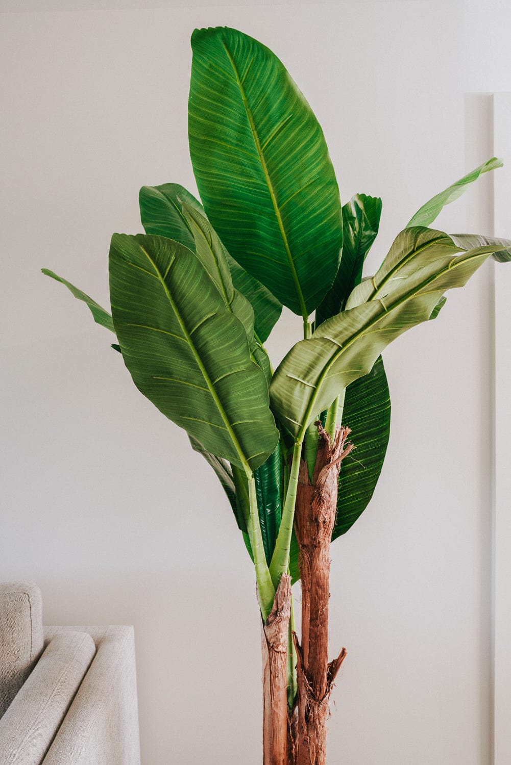 6ft Tall Artificial Banana Tree - Realistic Fake Plant for Home Decor, Office, Living Room, Patio & Indoor Greenery