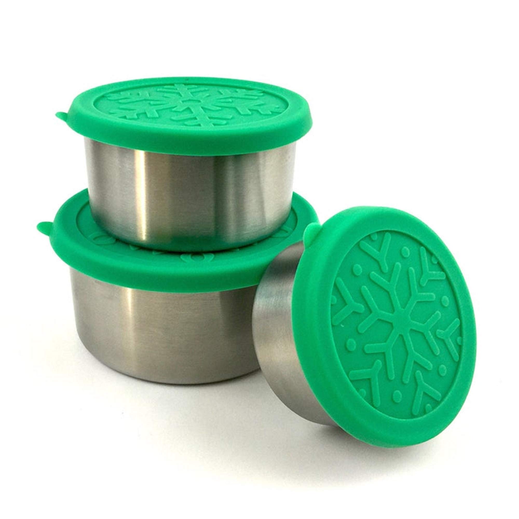 Stainless Steel Lunch Food Containers - Stackable Lightweight Metal Storage Nesting Containers Set with Leakproof Silicone Lids | BPA Free, Non-Toxic, Safe for Family & Kids | School Snack, Lunchbox, Bento Box, Meal Prep, Office Lunch, Picnic, Camping & Travel